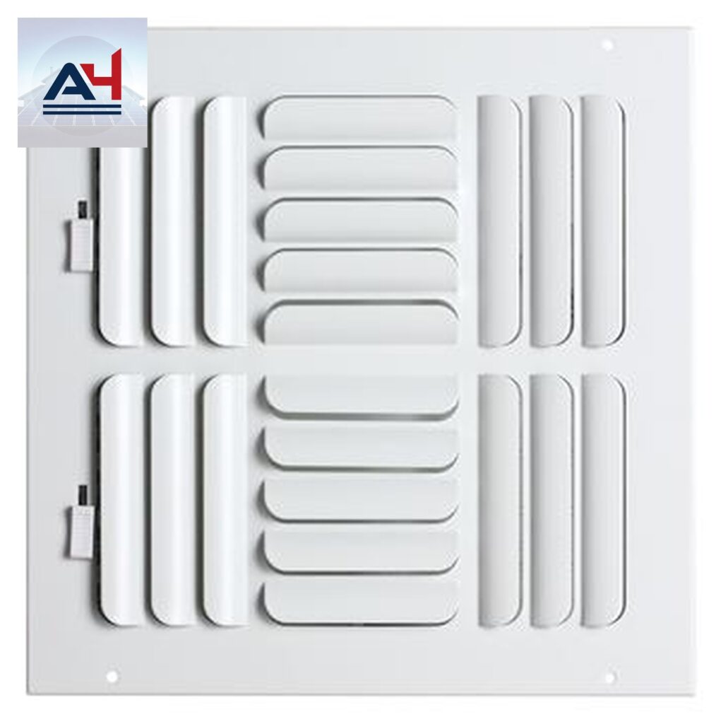 ProSelect PS4CW1010 10x10 Residential 4-Way Curved Steel Register