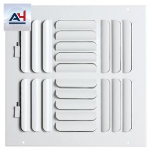 ProSelect PS4CW1414 14x14 4-Way Curved Steel Ceiling Register