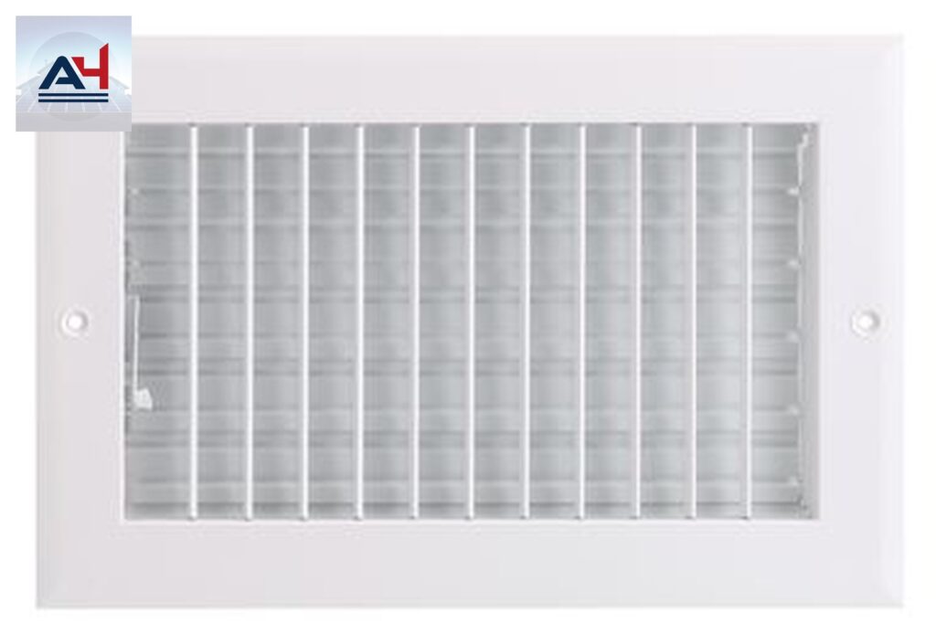ProSelect 12x12 Residential Adjustable Aluminum 1-Way HVAC Register, White