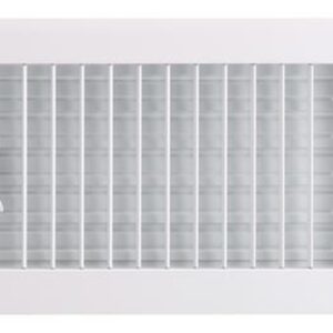 ProSelect 12x12 Residential Adjustable Aluminum 1-Way HVAC Register, White