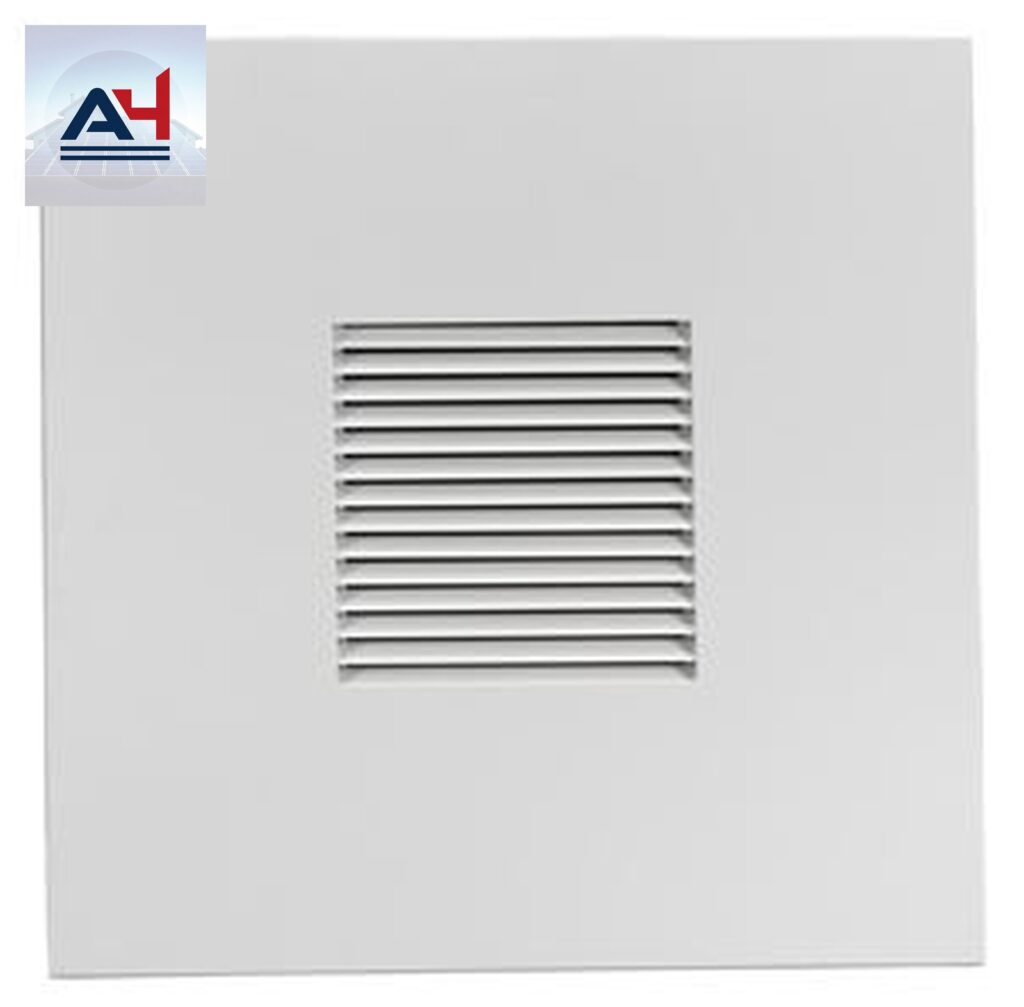 ProSelect 12x12 Commercial Aluminum T-Bar Horizontal Blade Return Grill, White