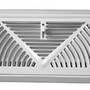 ProSelect PSBBDW18 18-Inch Residential Steel Baseboard Diffuser White