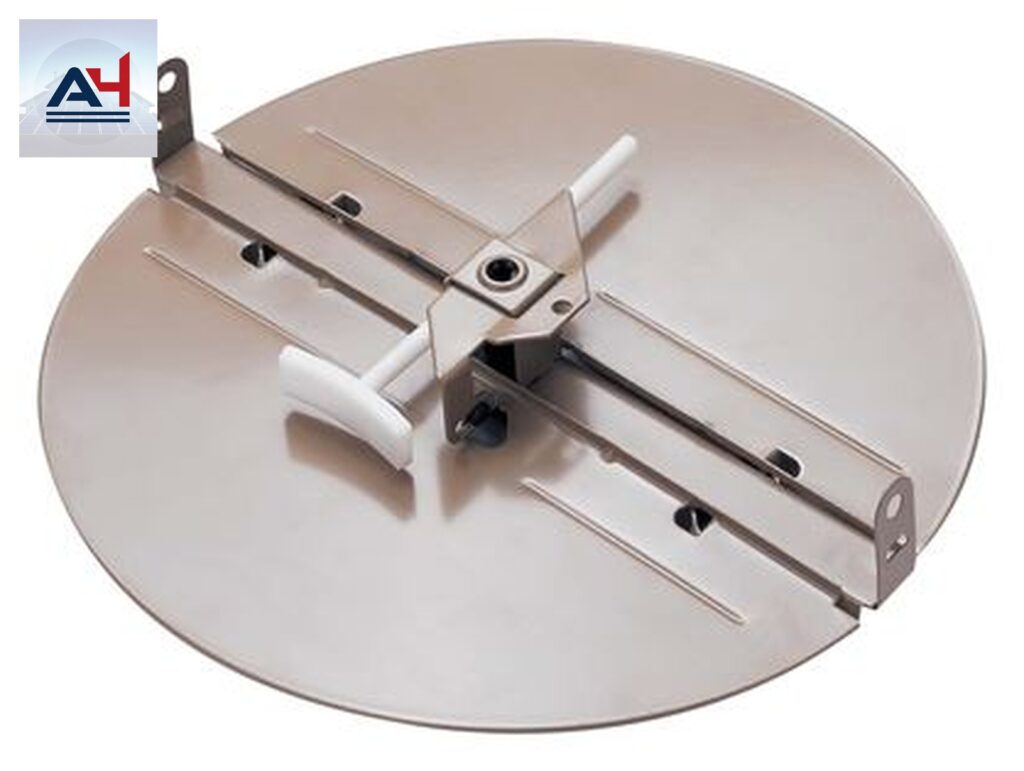 ProSelect PSDB12 12-Inch Round Adjustable Butterfly Damper Brown