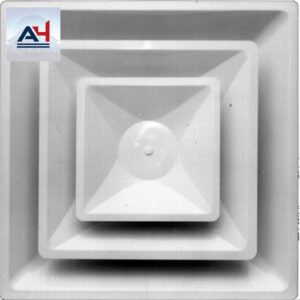 ProSelect Commercial 24x10 Steel T-Bar High Volume Ceiling Diffuser