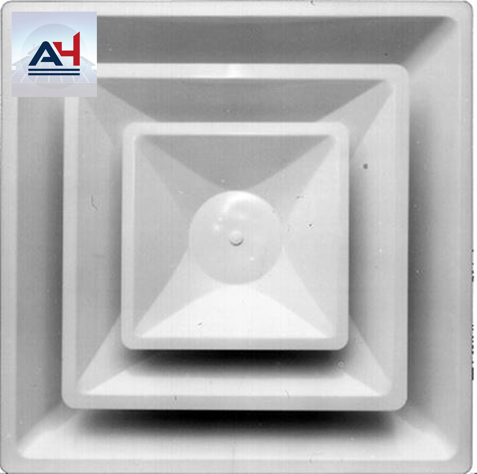 ProSelect Commercial 24x10 Steel T-Bar High Volume Ceiling Diffuser