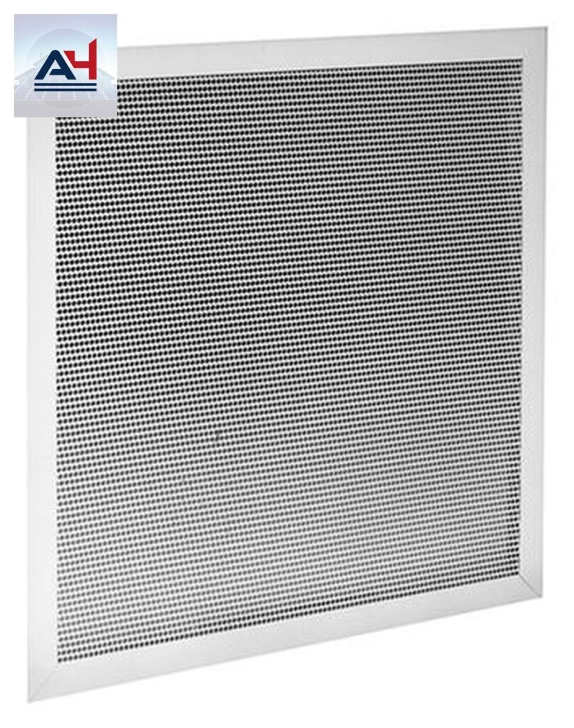 ProSelect 24x24 Commercial Perforated T-Bar Filter Return Grill, White
