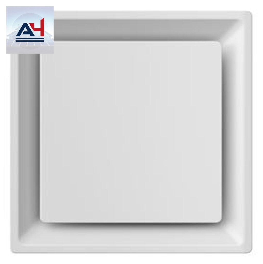ProSelect PSSPD10 Commercial 24x24 Steel Ceiling Diffuser White
