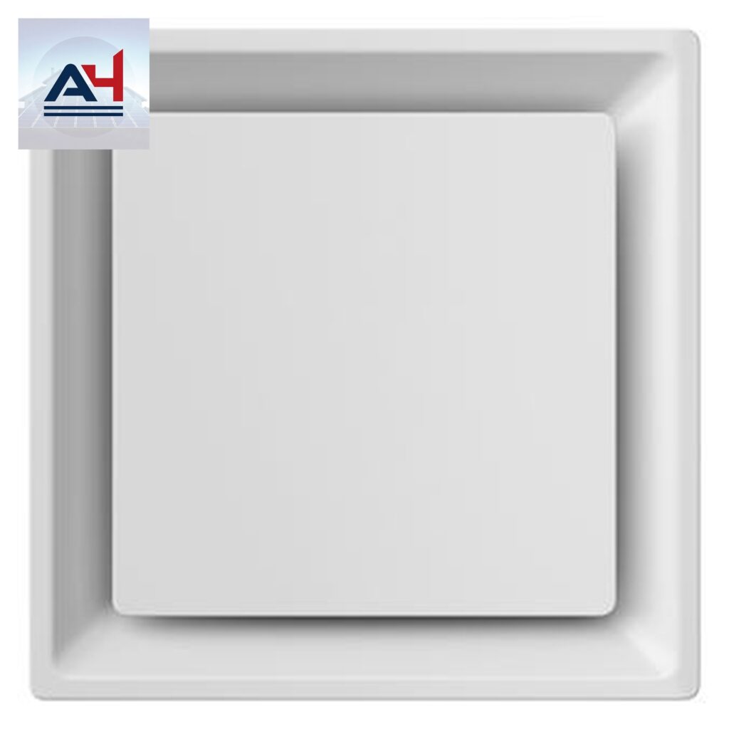 ProSelect PSSPD12 Commercial 24x24 Steel Ceiling Diffuser White