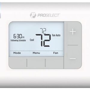 ProSelect PSTSP11AWH 1H/1C Stage Programmable Thermostat