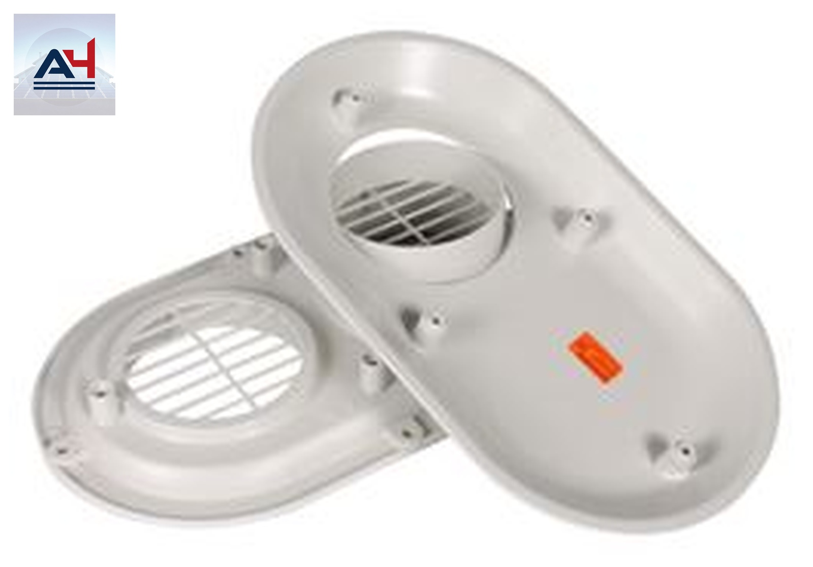 System 636 4 in. x 14-3/10 in. PVC FGV Side Wall Vent Kit