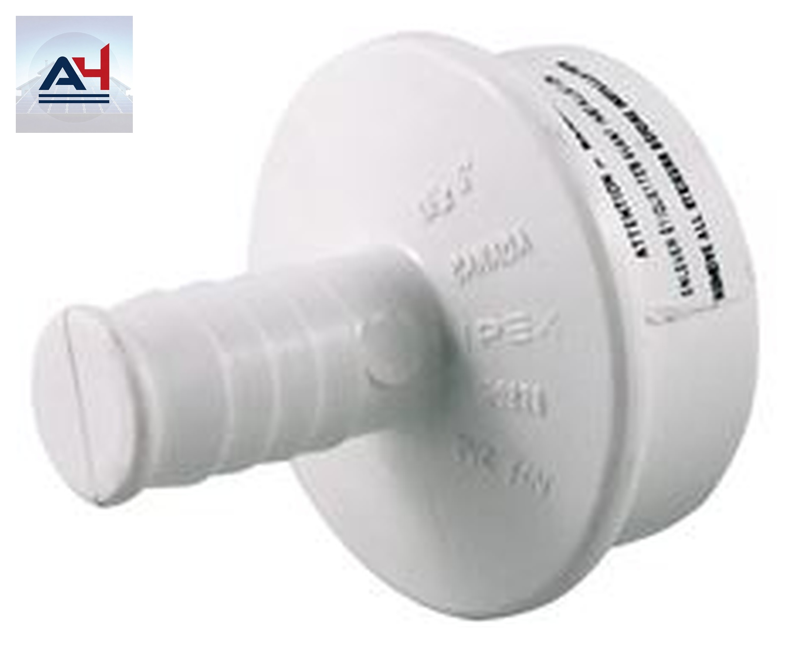 System 636 1-1/2 in. x 1/2 in. Spigot x Hose Barb Schedule 40 PVC FGV Reducing Bushin…