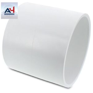 System 636 8" PVC Straight Coupling for Vent Pipe