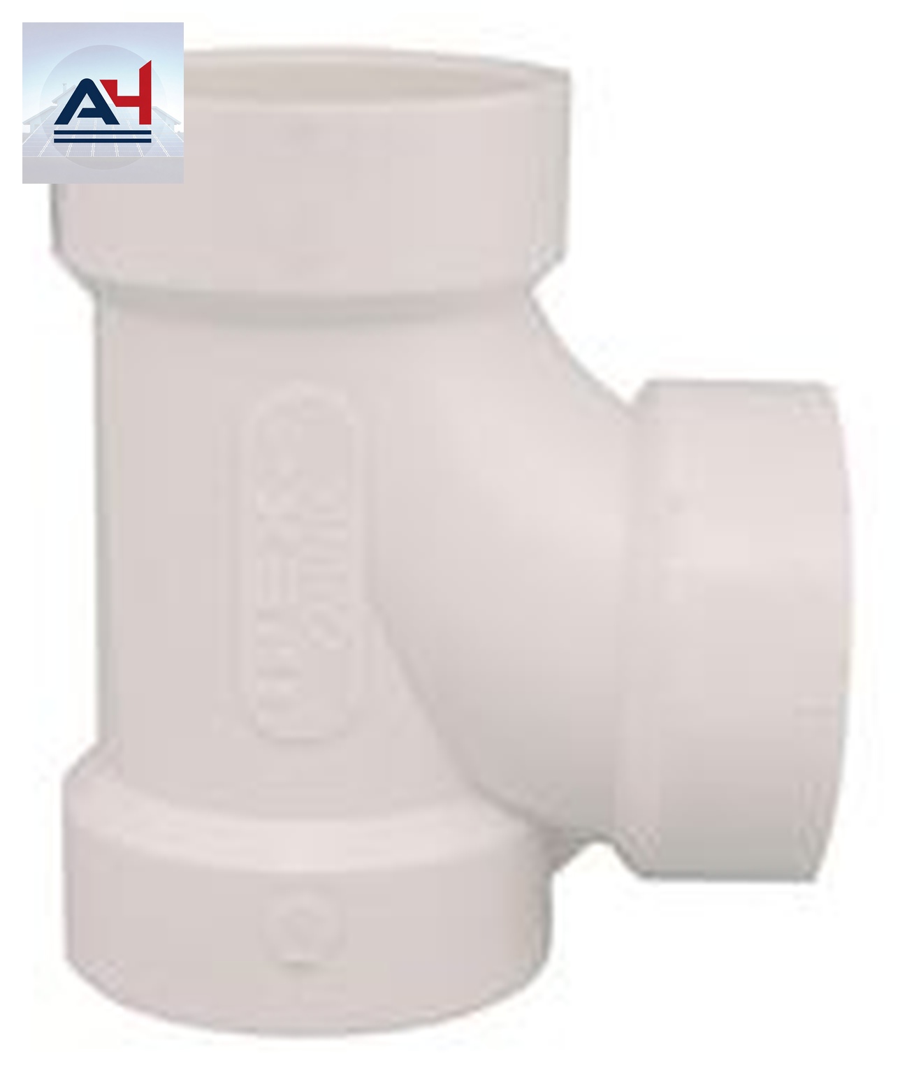 System 636 1-1/2 in. x 1-1/2 in. x 1-1/2 in. Hub PVC FGV Sanitary Tee