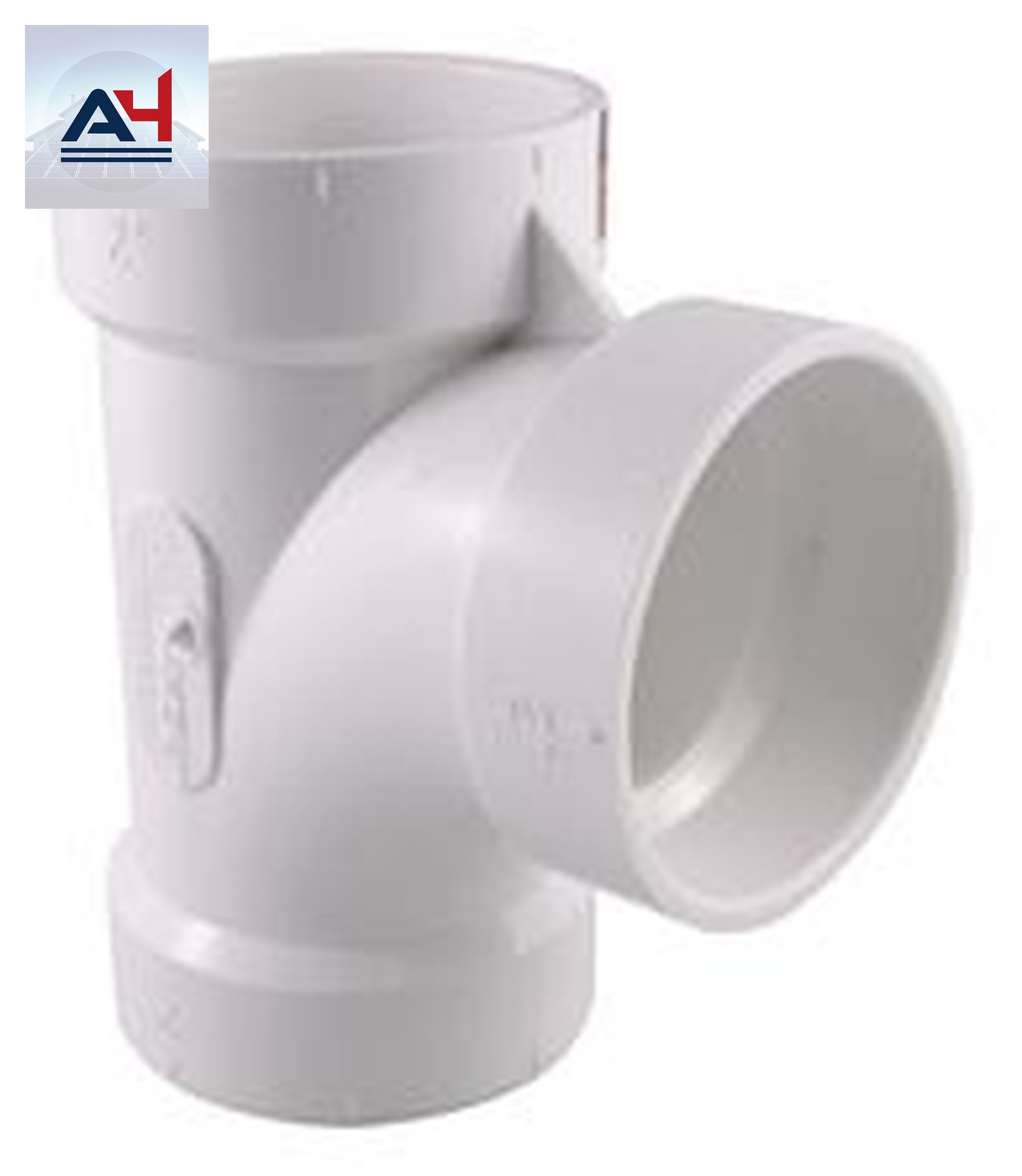System 636 2 in. x 2 in. x 2 in. Hub PVC FGV Sanitary Tee