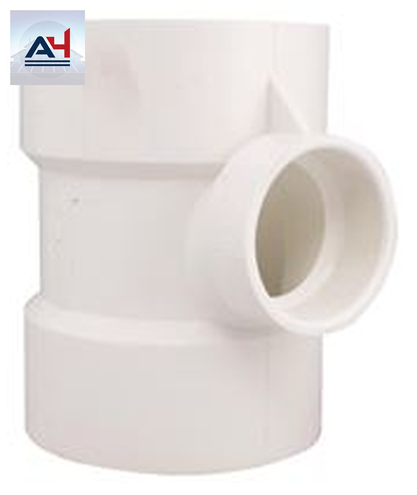 System 636 3 in. x 3 in. x 1-1/2 in. Hub PVC FGV Reducing Sanitary Tee
