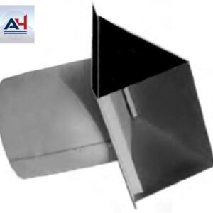 ECSPBS08 8 Inch White Galvanized Steel Exhaust Cap