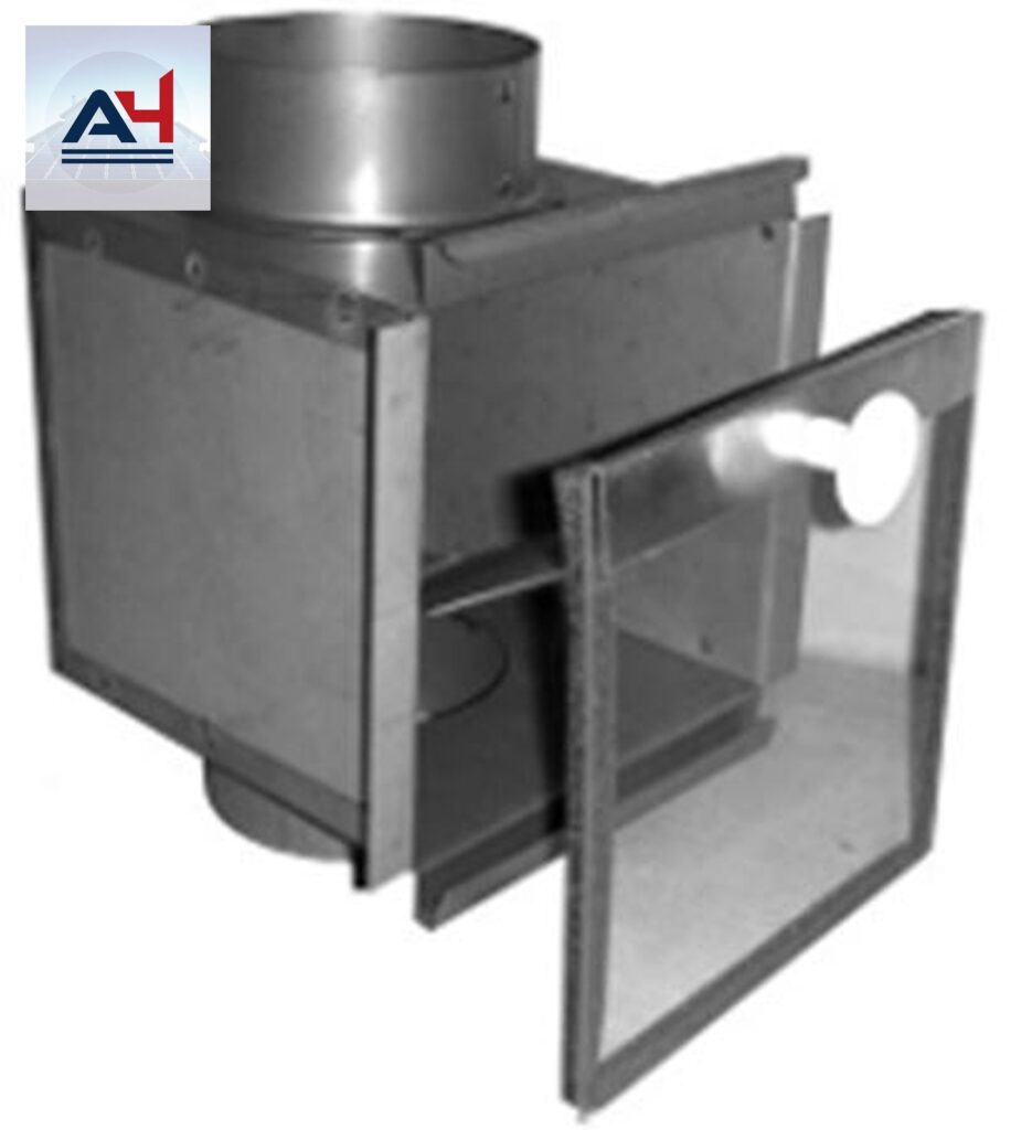 LT-180-44 4x4 Inch Inline Lint Trap for HVAC Condensate
