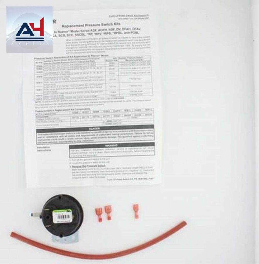 Reznor 193810 Furnace Pressure Switch Kit