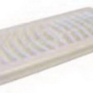 Deflecto RF41003B 4 in. x 10 in. Polystyrene Floor Register, White