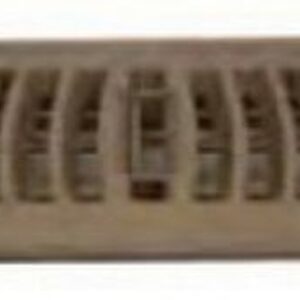 Deflecto RF41028B Deflecto 4 in. x 10 in. Polypropylene Floor Register, Taupe