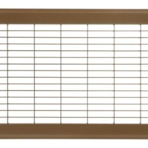 Imperial Manufacturing Group RG1199 8 in. x 14 in. Painted Steel Floor Return Air Grille, Brown