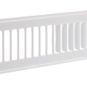 Imperial Manufacturing Group RG1270 2-1/4 in. x 12 in. WPainted Steel Toe Space Grille, White (Bulk)