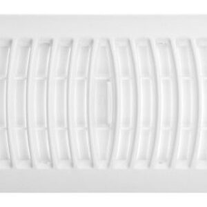 Imperial Manufacturing RG1439 4 in. x 10 in. Polystyrene Floor Register, White (Bulk)