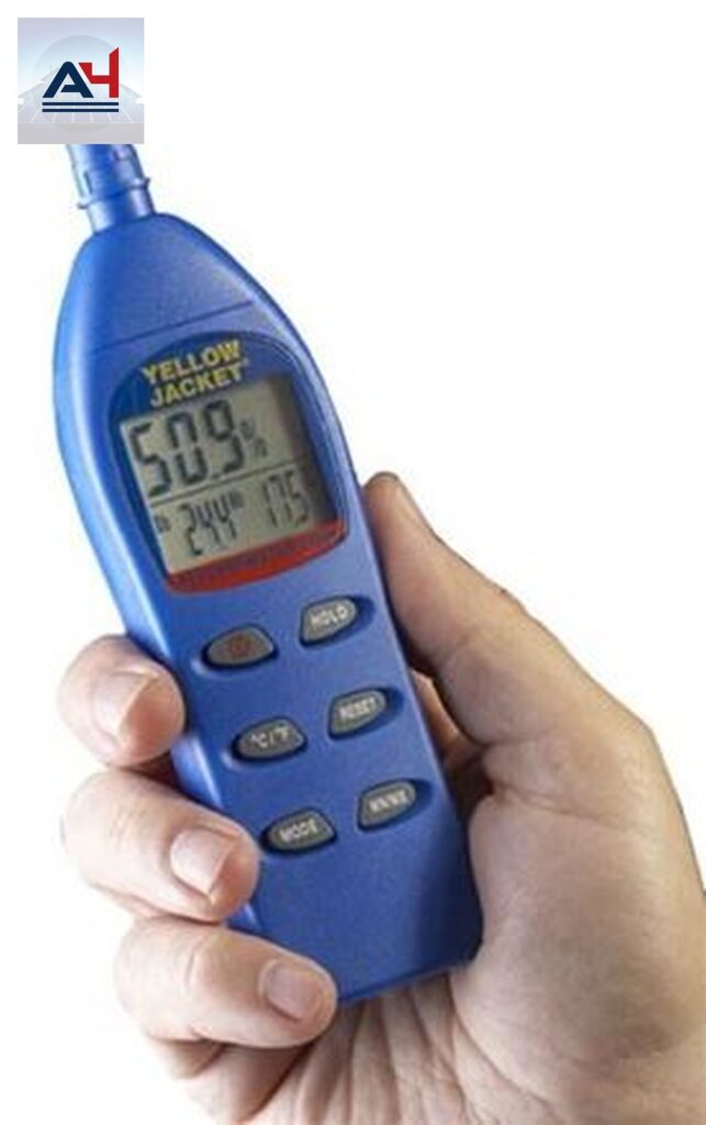 Digital Psychrometer Hygrometer for HVAC/R Diagnostics