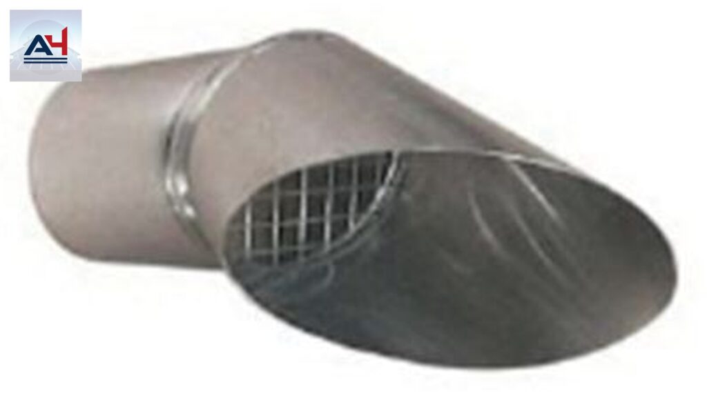 Schwank JA-0528-XX 24 ga Aluminum Single Heater Wall Vent Terminal