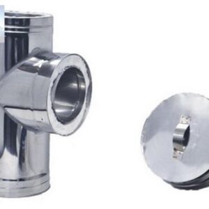 Selkirk ALT6IT Insulated Tee with Plug, 6 in.