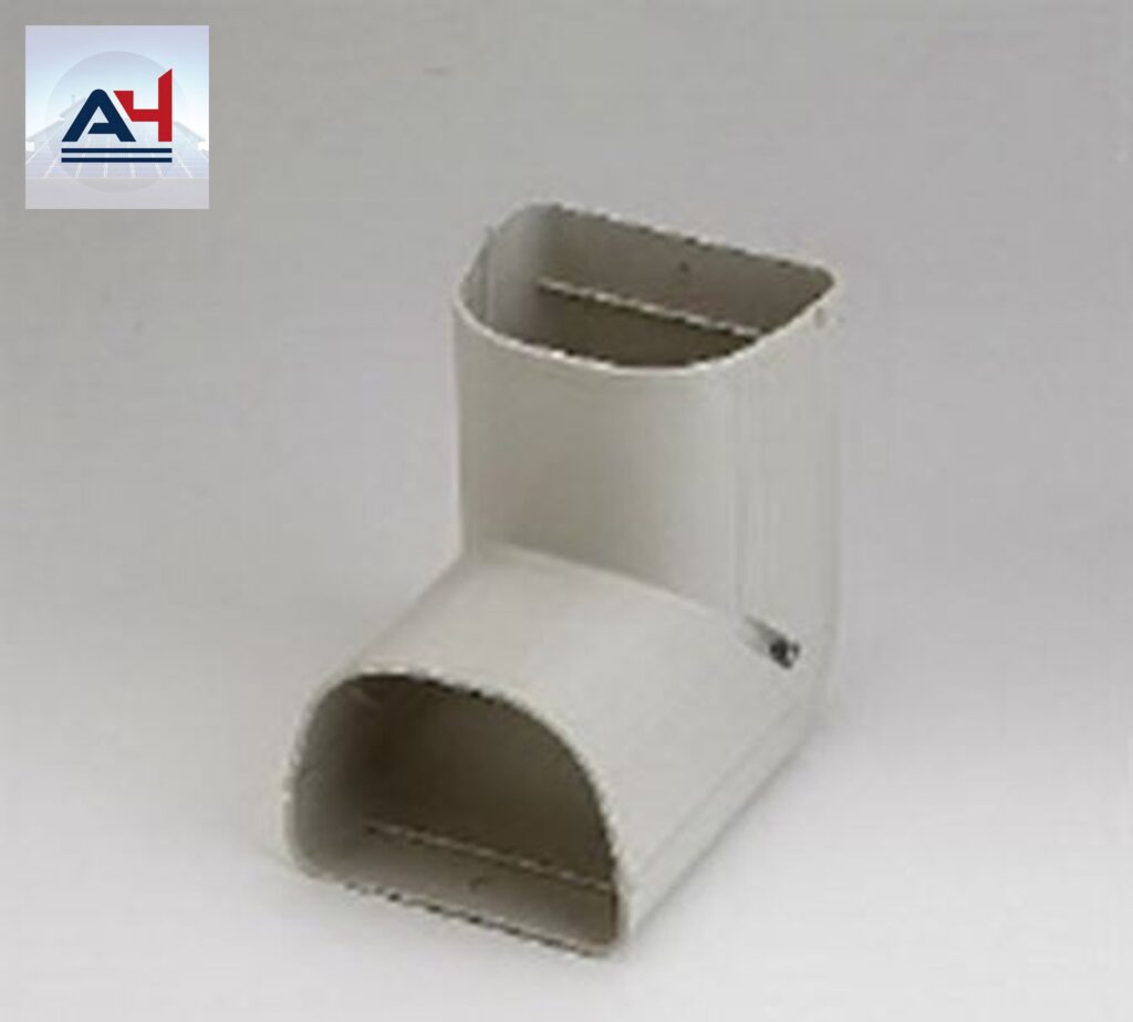 Rectorseal 84022 Ivory PVC 90° Inside Vertical Lineset Elbow 3.5in