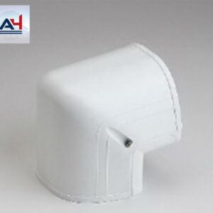 Slimduct Fortress 84103 4-1/2 in. PVC 90° Outside Vertical Elbow, White