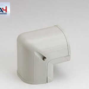 Slimduct 3-1/2 in. Ivory 90-Degree Outside Vertical Elbow