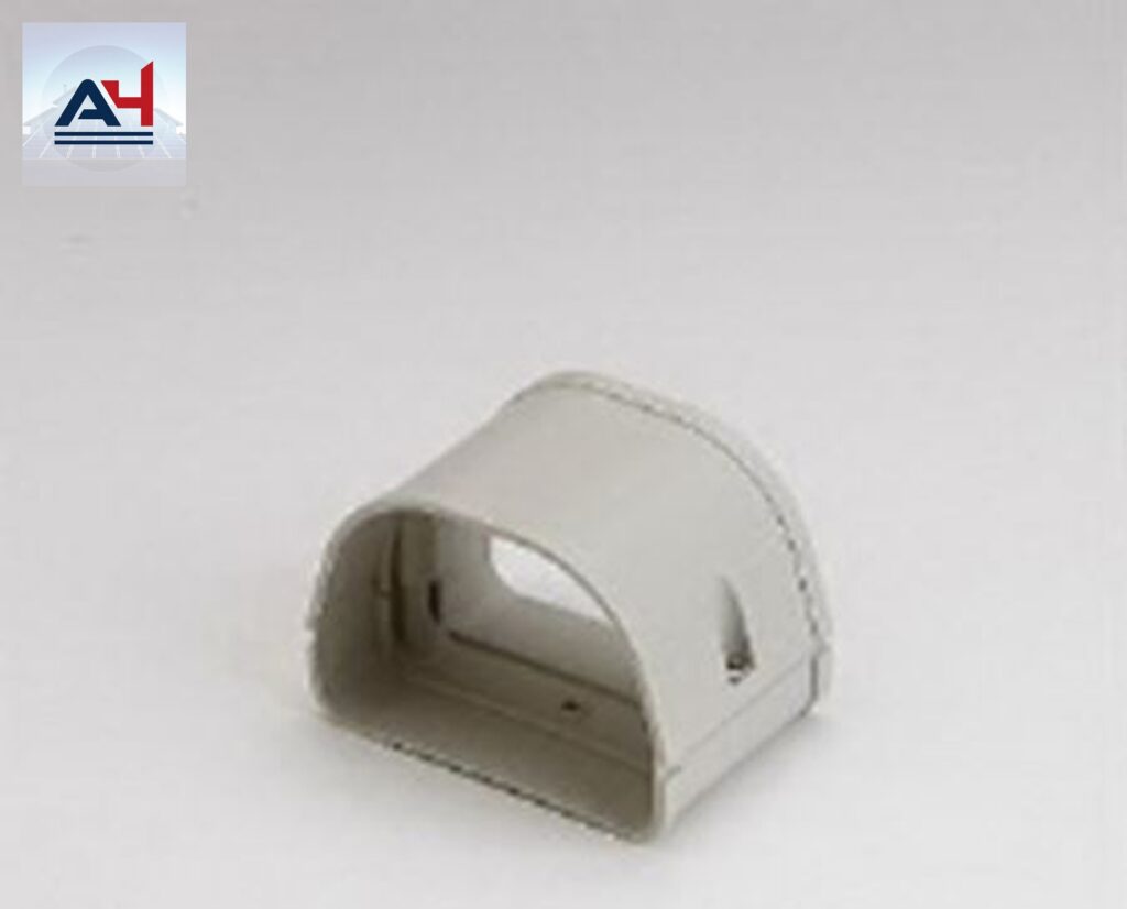 Slimduct 84030 Fortress 3-1/2 in. PVC Coupler, Ivory