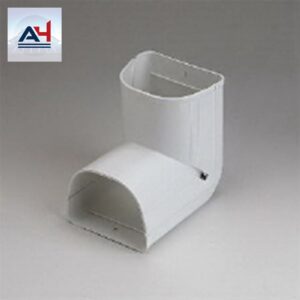 84047 3.5" Adjustable Flat Ivory Line Set Elbow
