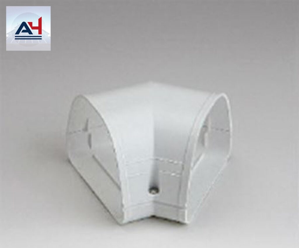 Rectorseal LKF122 4-1/2 in. PVC 45° Flat Elbow, White