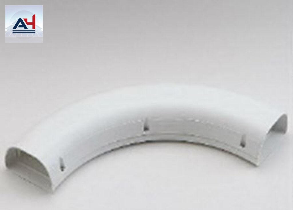 Slimduct 84113 White 4.5-inch 90 Degree Sweep Elbow for Line Set Covers