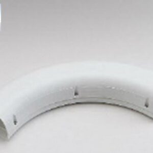 Slimduct 84113 White 4.5-inch 90 Degree Sweep Elbow for Line Set Covers
