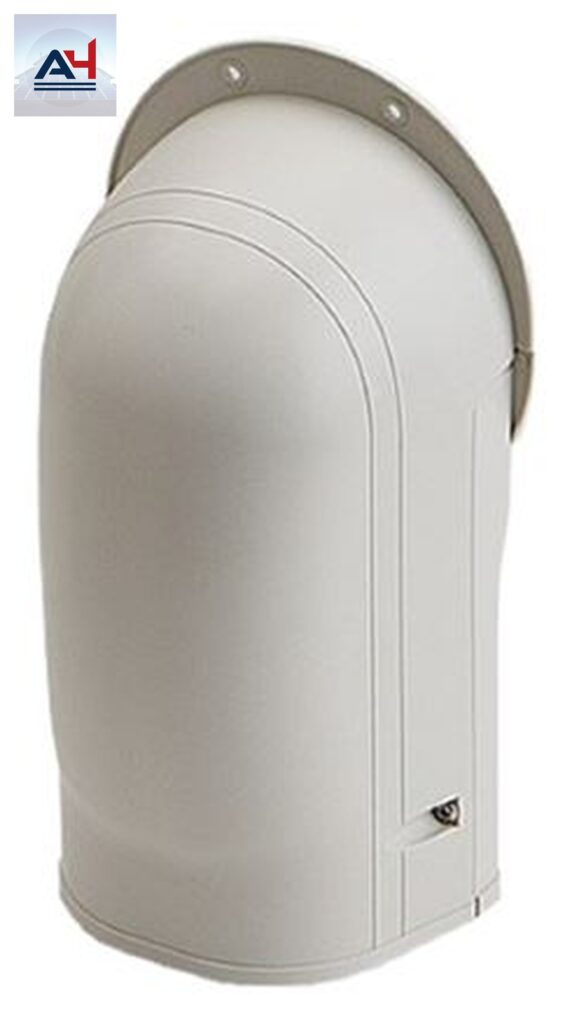 Slimduct 4-1/2 in. Ivory Wall Inlet for Line Set Ducting