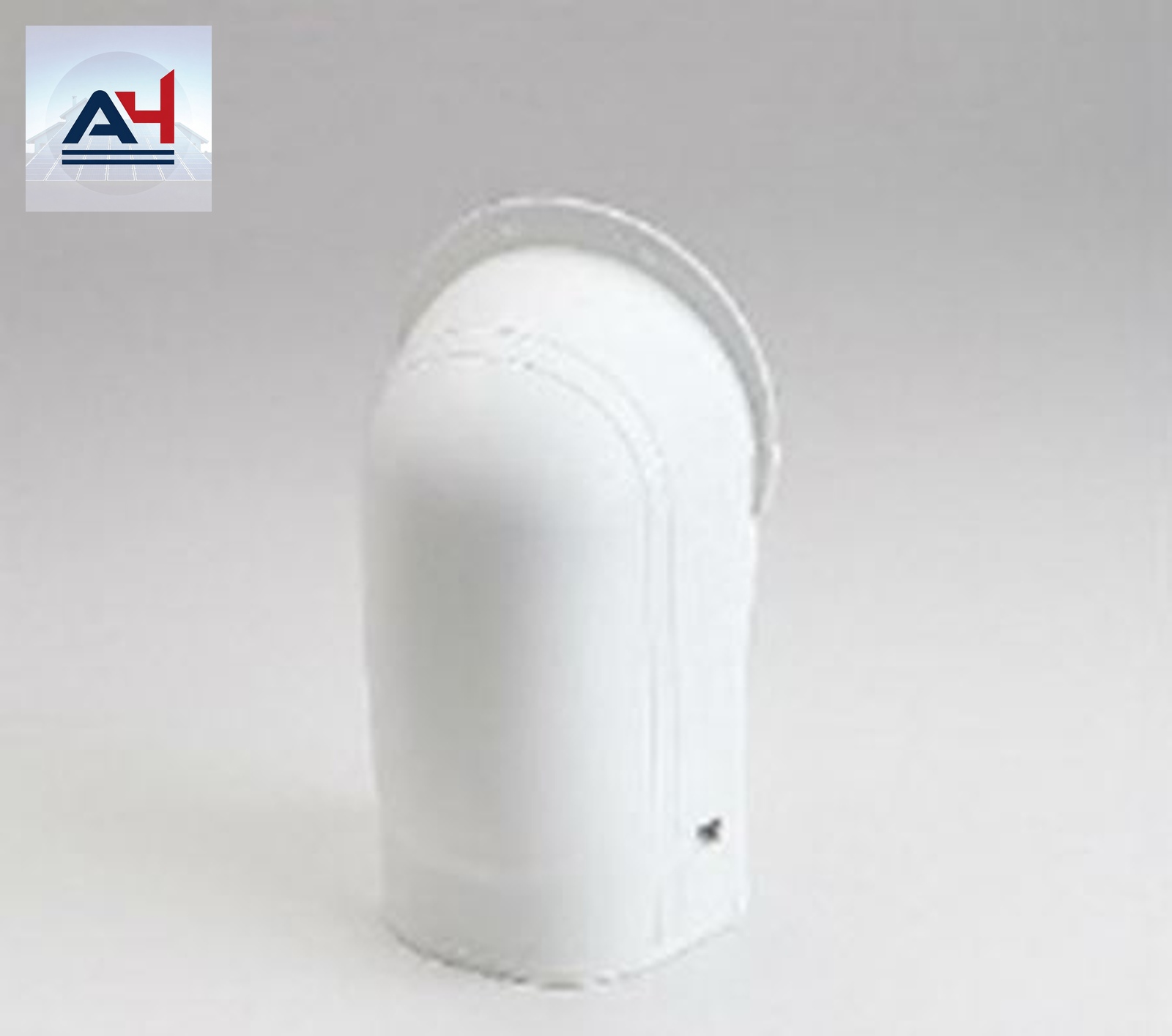 Slimduct 84116 4-1/2 in. PVC Wall Inlet for Line Set Covers, White