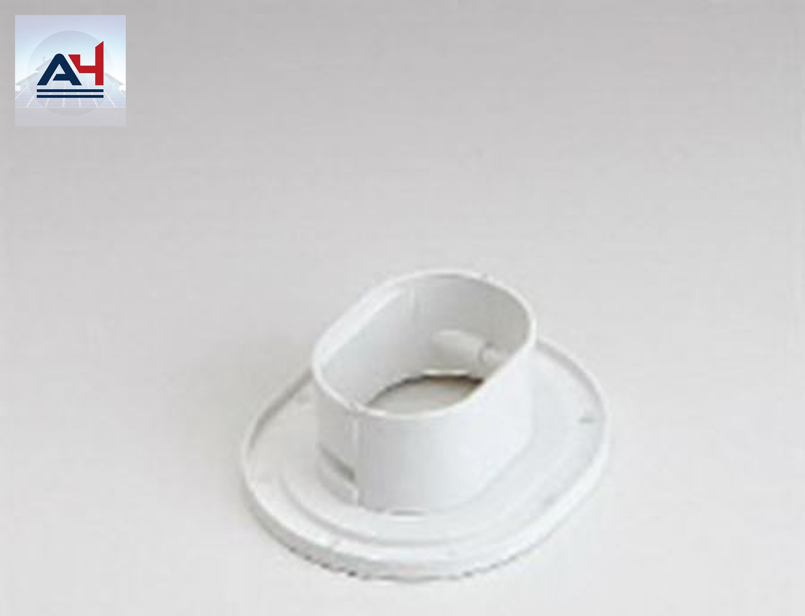 Slimduct Fortress 84017 3.5in PVC Wall Flange White