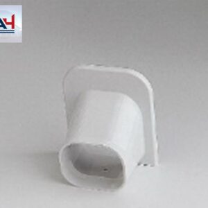 Slimduct 86016 Fortress 2-3/4 in. PVC Wall Inlet, White