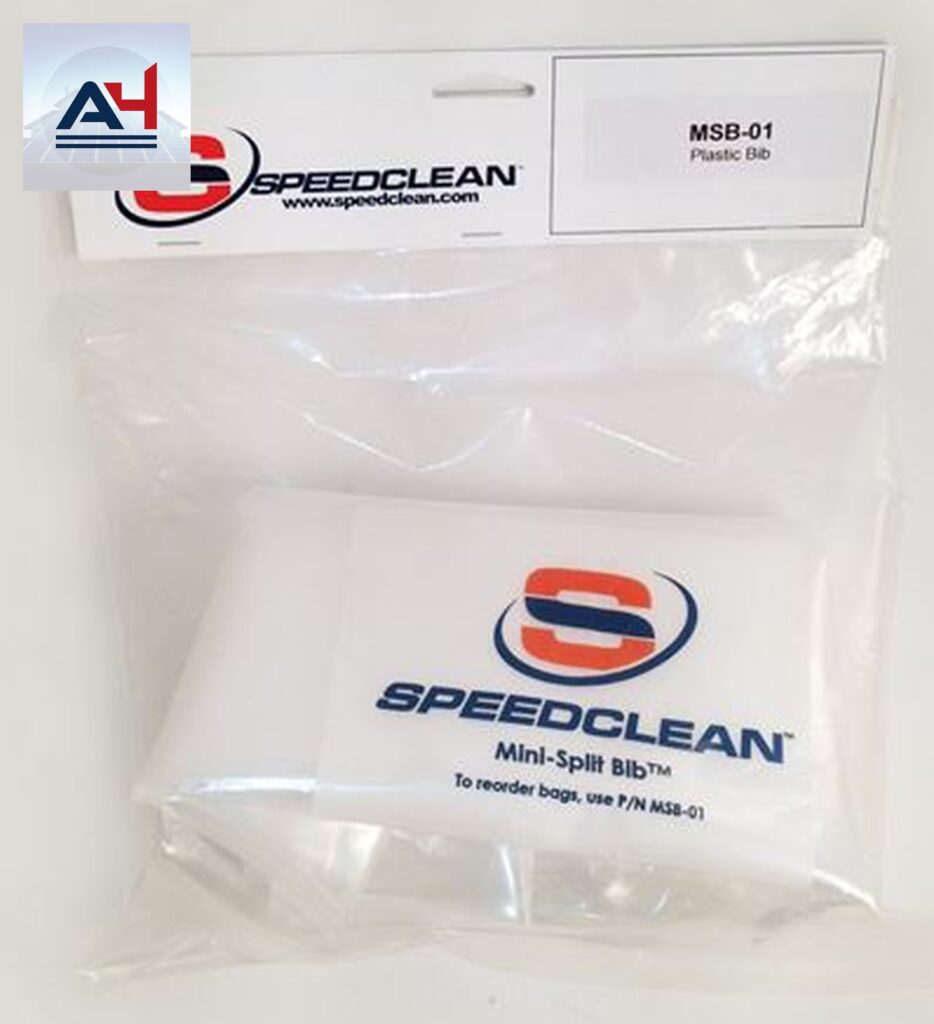 Speedclean MSB-01 Replacement Mini Split Bib Bag, Plastic