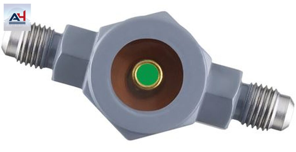 Sporlan SA-213 Polyester Coated Steel Moisture and Liquid Indicator, 1-5/8