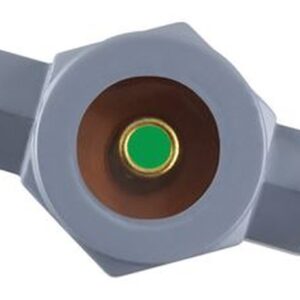 Sporlan SA-213 Polyester Coated Steel Moisture and Liquid Indicator, 1-5/8