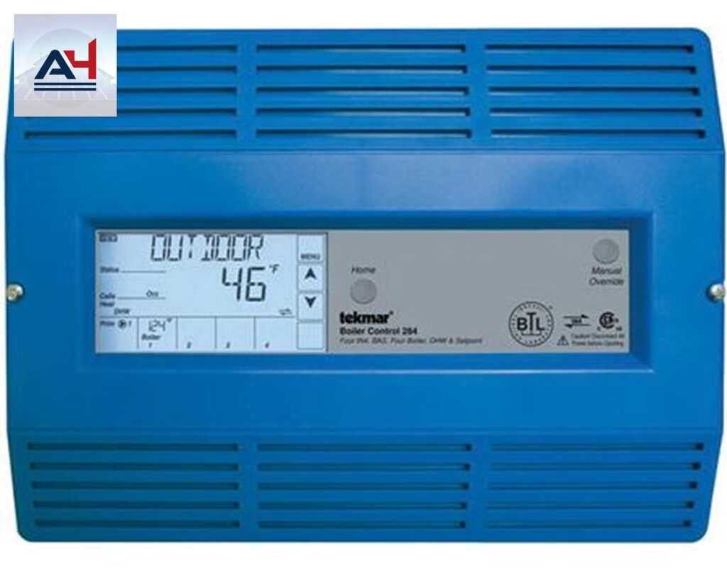 Tekmar 284 Blue PC+ABS with Metal Boiler Control, 115 VAC