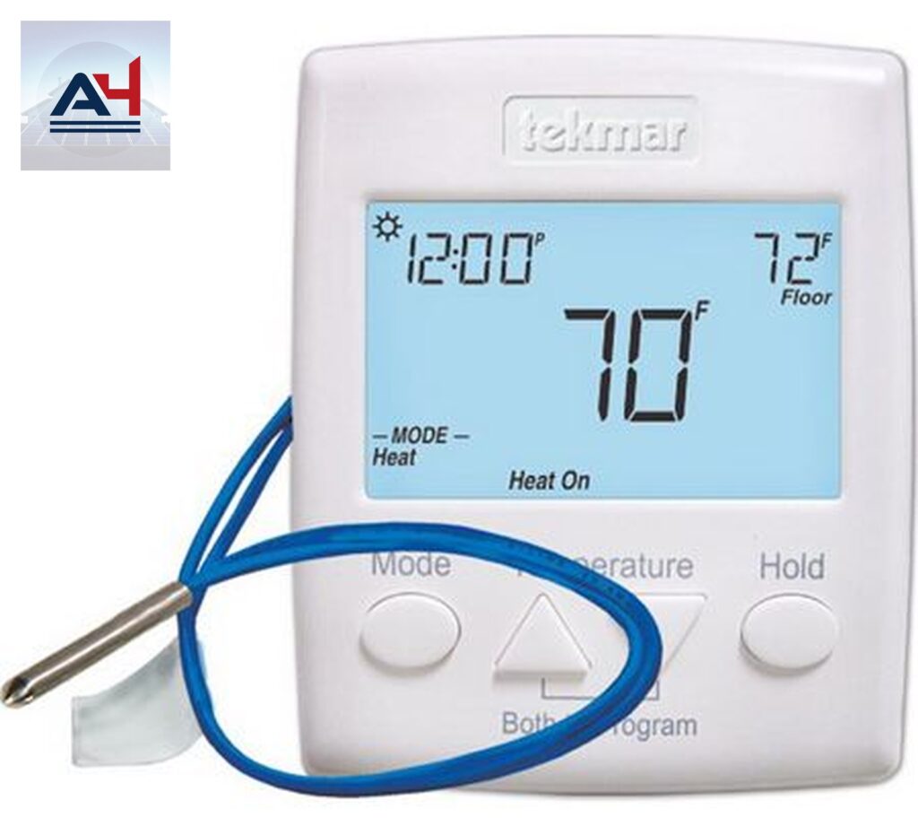 Tekmar Wh2-Stage 521 Wh2-Stage 7 day Programmable Thermostat, 1H, 2HT