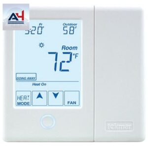 Tekmar tekmarNet 557 WhPVC Communicating 7 day Programmable Thermostat, 2H/2C