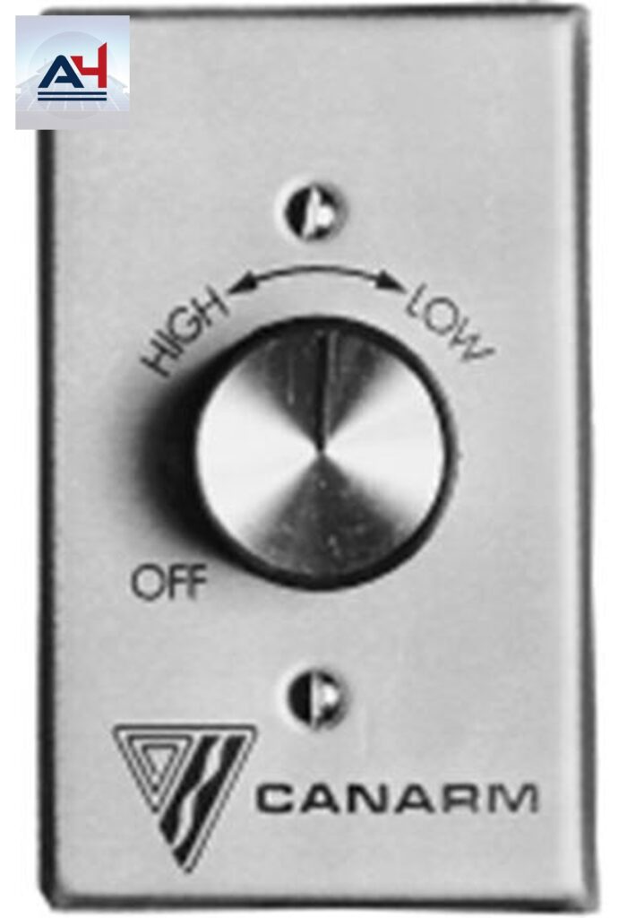 MC3 Manual Variable Speed Ceiling Fan Control, 2-Fan, 120V