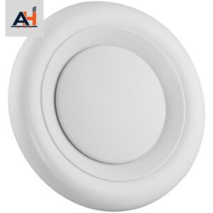 Imperial Manufacturing VT0111 5 in. - 6 in. Plastic Round Air Diffuser, White
